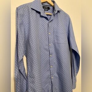 Ralph Lauren Blue Printed Casual Shirt